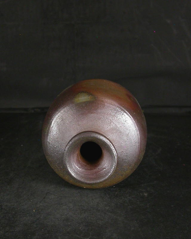 備前焼 登窯 備前焼中堅作家 西墻 邦雄 共箱付き窯変徳利1 備前焼卸