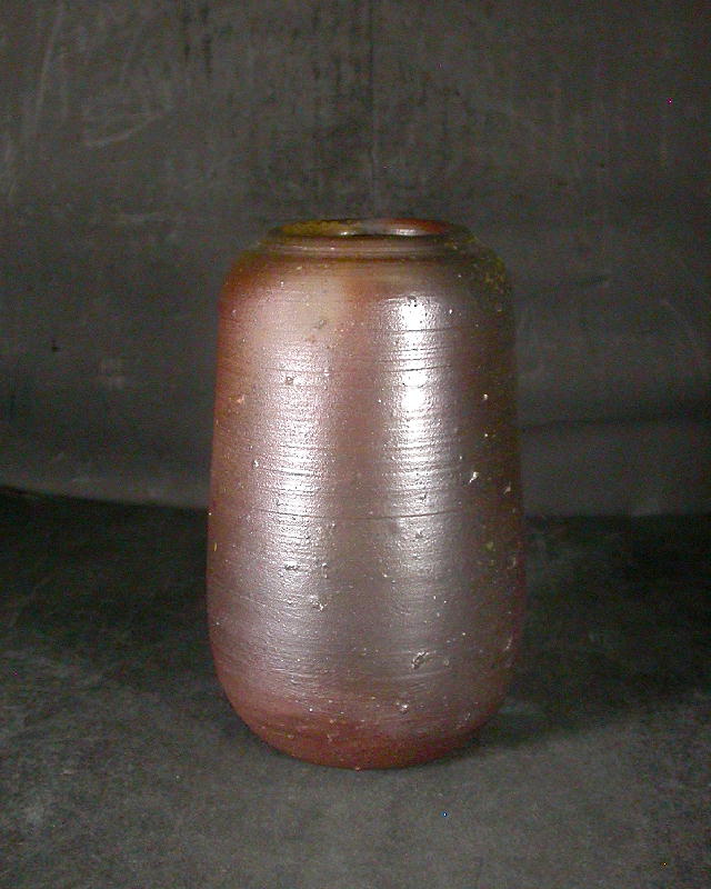 備前焼楕円花入れ/共箱 0110095336_5e17cb100b948.jpg