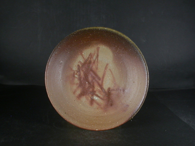 再お値下げ　備前焼㉝　中四 方皿　面しのぎ　緑ゴマ　緋襷　隆平作 再お値下げ 備前焼㉝ 中四 方皿 面しのぎ 緑ゴマ 緋襷 隆平