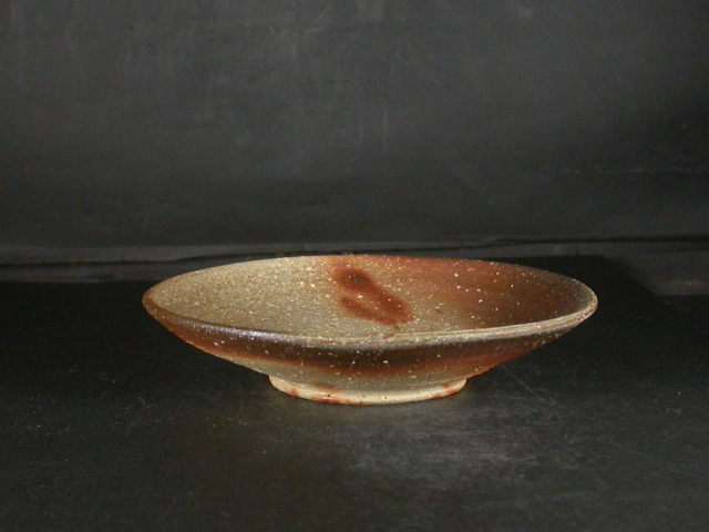 備前焼 穴窯 備前焼異色作家 吉岡 勝巳 最新作16センチ緋襷