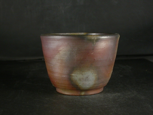 備前焼 登窯 備前焼中堅作家 出井 隆 小振りな桟切盆栽鉢1