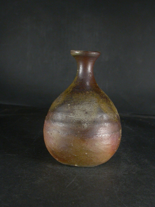 備前焼 登窯 備前焼中堅作家 本山 和泉 桟切・黄ゴマ徳利1 備前焼卸