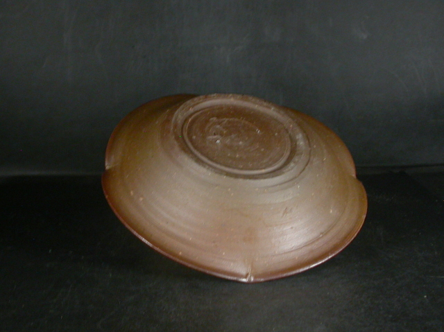 備前焼 登窯 備前焼女流作家 高見 勝代 18センチ緋襷・黄ゴマ