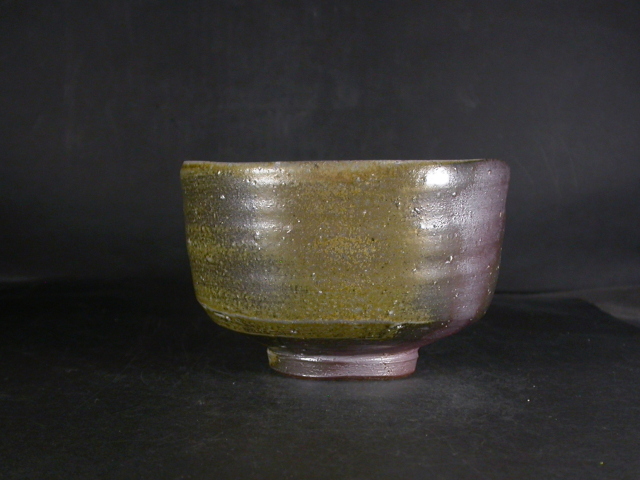 T271 茶碗 『備前焼』『山本宗秀 造』 共箱 抹茶碗 茶道具備前焼