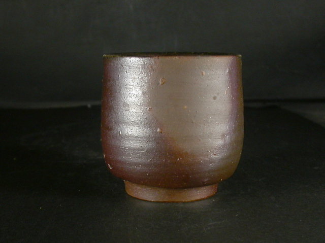 備前焼 ⑱　大深皿　被り黄ゴマ　丁斎作 fg-1044-13.JPG