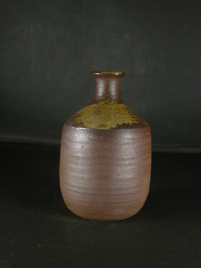 越前焼　峰越窯　徳利(Ｂ) e25-a078] 【越前焼】越前緑織部マグカップ 椿窯【 コップ
