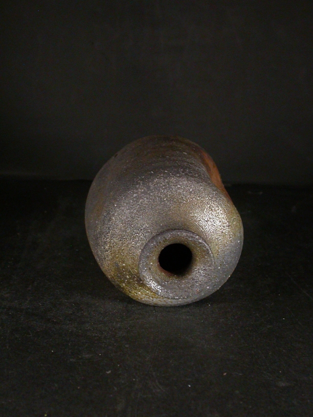 お買得 備前焼 登窯 備前焼物故作家 浮田 曙 窯変徳利4 備前焼卸