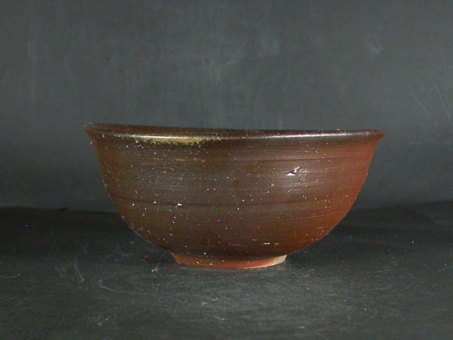 新品★竹内靖之【師：山本陶秀】★★備前(窯変）急須 竹内靖之（備前焼桟切り蓋付小壺）