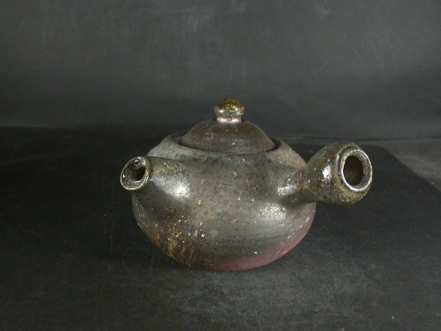 備前焼 登窯 備前焼中堅作家 竹内 靖之（山本） 最新作黄・青ゴマ横手