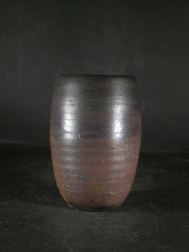 新品★竹内靖之【師：山本陶秀】★備前面取り急須（宝瓶）B 新品☆竹内靖之【師：山本陶秀】☆備前面取り急須（宝瓶）B