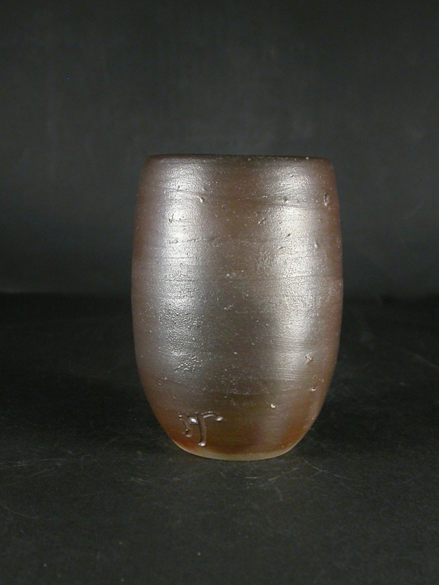 新品☆竹内靖之【師：山本陶秀】☆備前面取り急須（宝瓶）B 備前焼