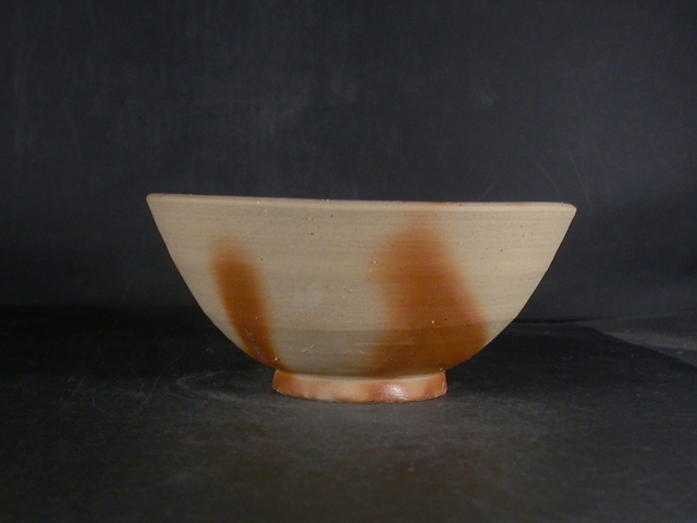 備前焼 備前焼中堅作家 片岡 聖観 緋襷お茶漬け丼・鉢1 備前焼卸