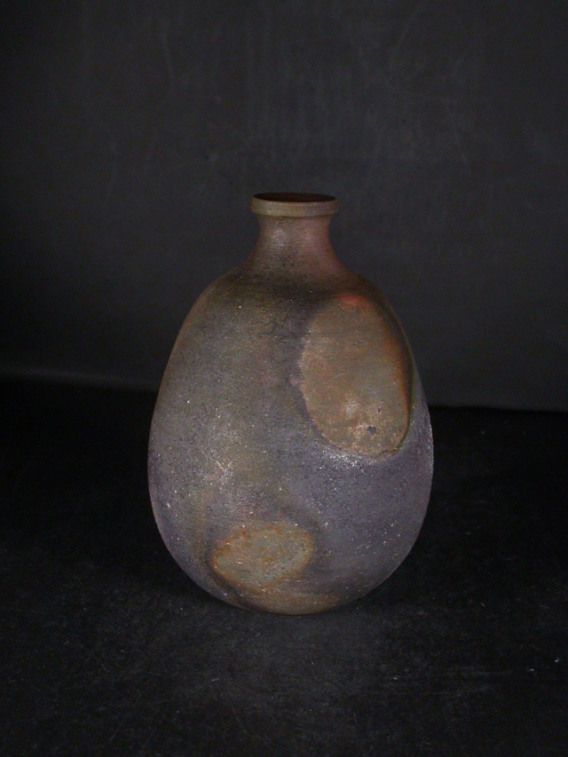 【千寿】備前焼 畝尾典秀 徳利 フリーカップ 他五点 b90◆茶道具/在銘/古美術/200008997