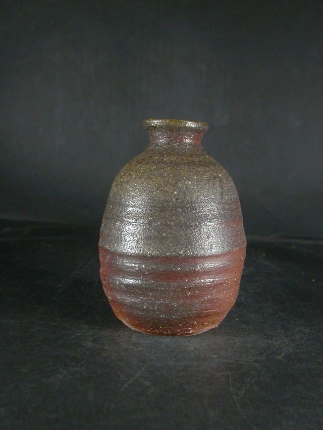 備前焼 穴窯 備前焼物故作家 前嶋 五一郎 黄ゴマ徳利21 備前焼卸