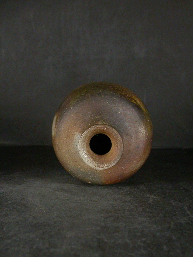 備前焼 登窯 備前焼物故作家 高原 昌治 共箱付き桟切・黄ゴマ徳利5