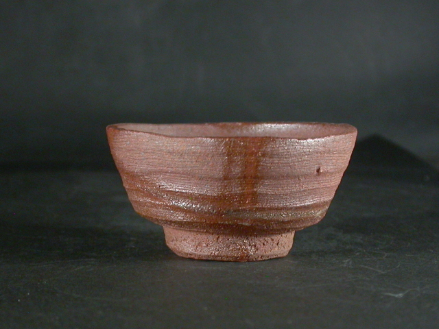 和食器　備前焼　五子窯　前嶋五一郎作　小皿　六客　共布共箱　V　R7665 和食器 備前焼 五子窯 前嶋五一郎作 小皿 六客 共布共箱