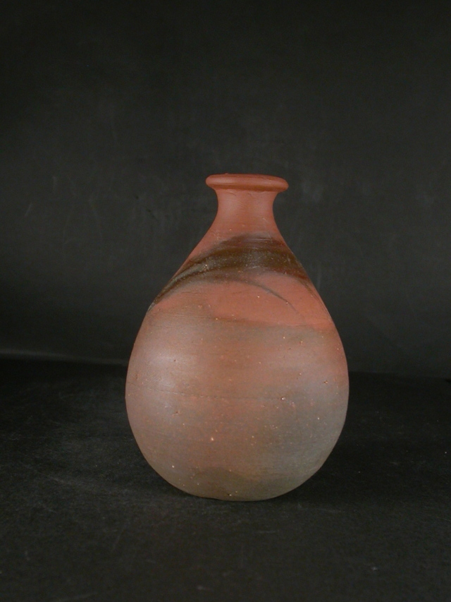 備前焼 登窯 備前焼人間国宝 故藤原 雄 共箱付き緋襷・黄ゴマ緋徳利4