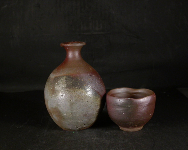 備前焼吉本正徳利酒杯