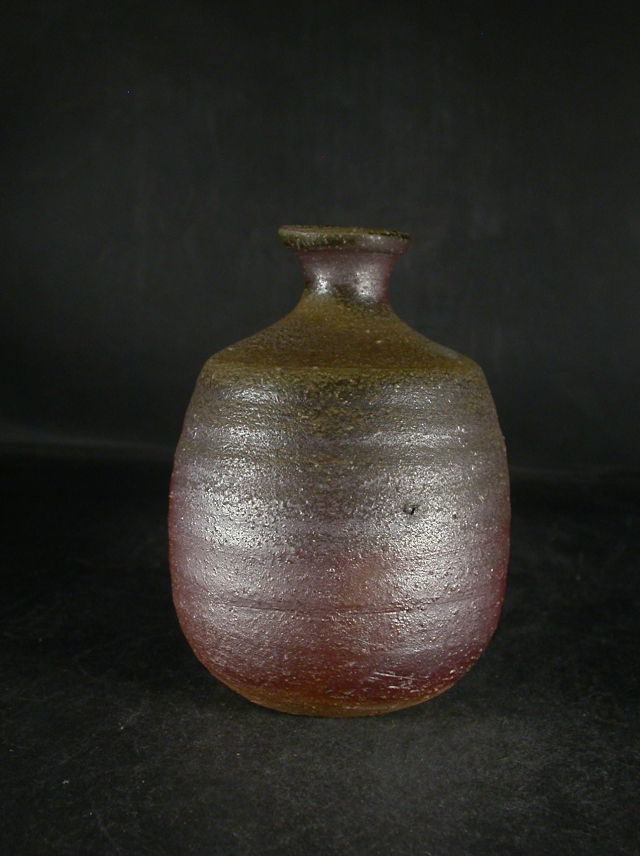 処分品 備前焼 登窯 備前市無形文化財 榊原 清人 共箱付き黄ゴマ