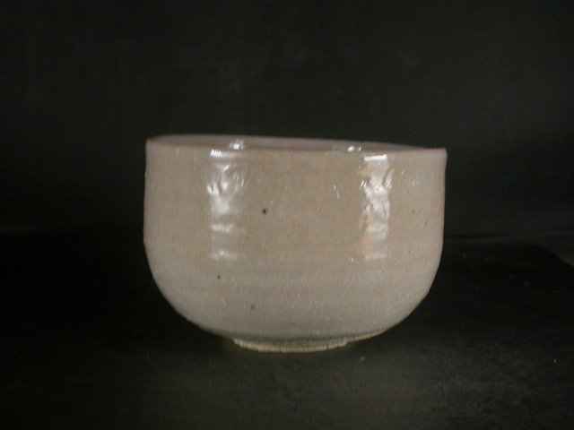 京都 鶴山窯 出口 榮二 共箱付き絵唐津抹茶茶碗1 備前焼卸・小売 六べえ