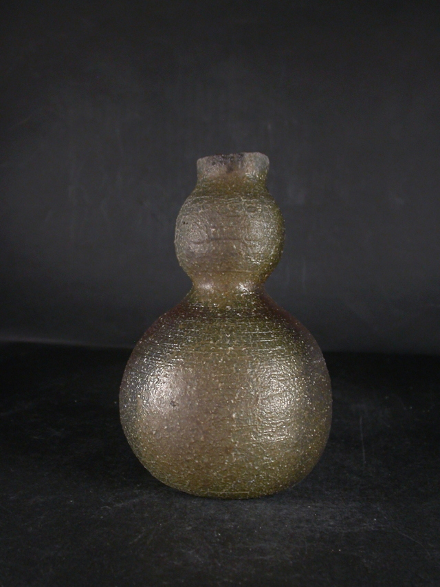 渋田寿昭 備前焼 徳利 花活け