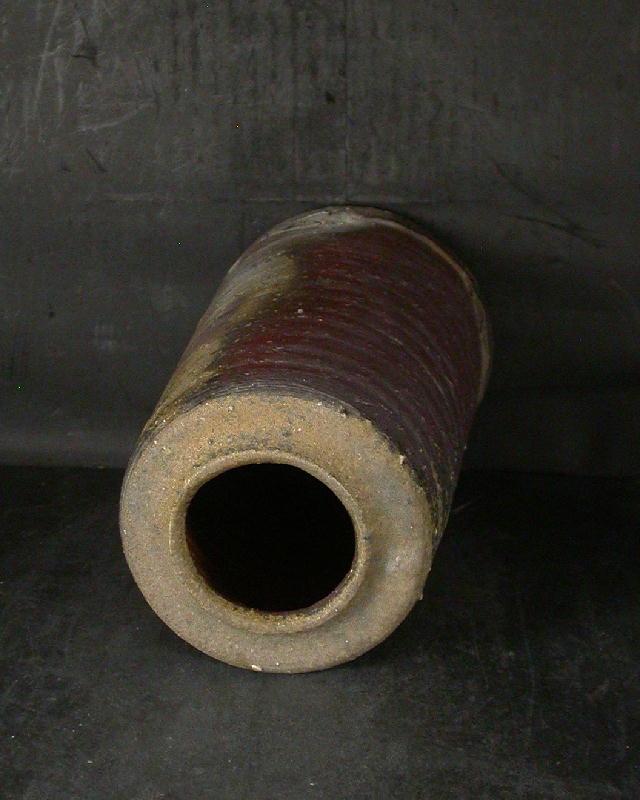 備前市指定無形文化財　鈴木　黄弌　作　備前　花入　備前焼　花瓶 備前焼 登窯 備前市無形文化財 鈴木 黄弌 共箱付き黄ゴマ花入4
